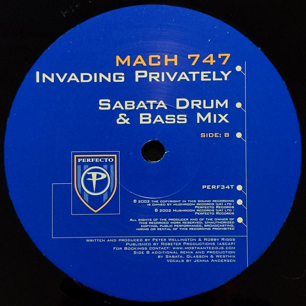 Mach 747 - Invading Privately | Perfecto (PERF34T) - 4