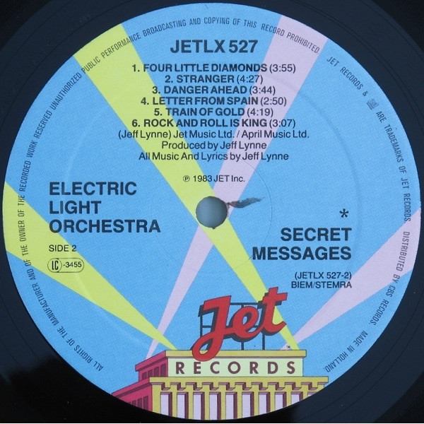 Electric Light Orchestra - Secret Messages | Jet Records (JETLX 527)