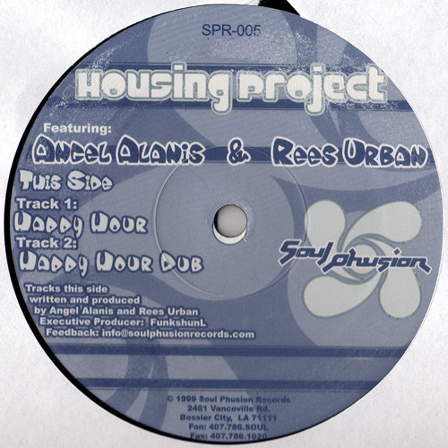 Angel Alanis & Rees Urban - Housing Project | Soul Phusion Records (SPR-005) - 2