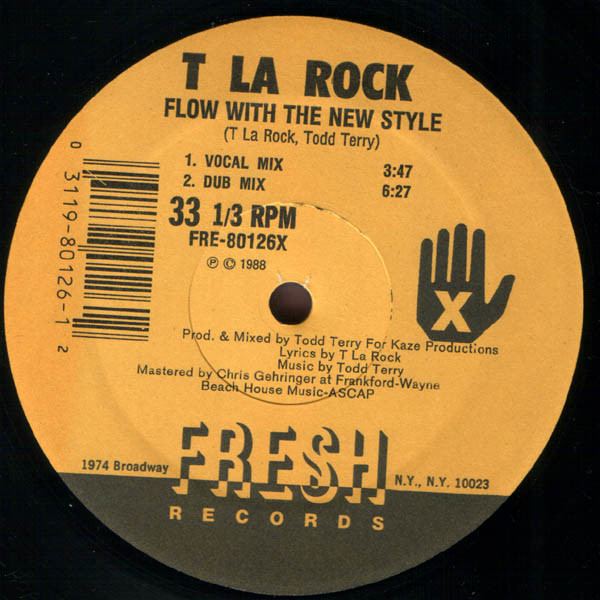 T La Rock - Flow With The New Style | Fresh Records (FRE-80126)
