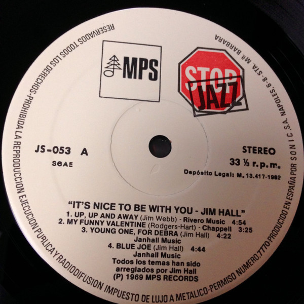 Jim Hall - It's Nice To Be With You | MPS Records (JS-053) - 3 Jim Hall - It's Nice To Be With You | MPS Records (JS-053) - 3