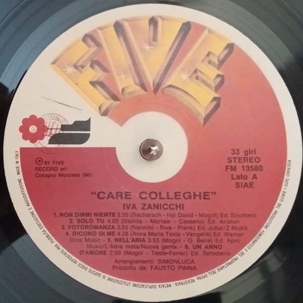 Iva Zanicchi - Care Colleghe | Five (FM 13580) - 3 Iva Zanicchi - Care Colleghe | Five (FM 13580) - 3