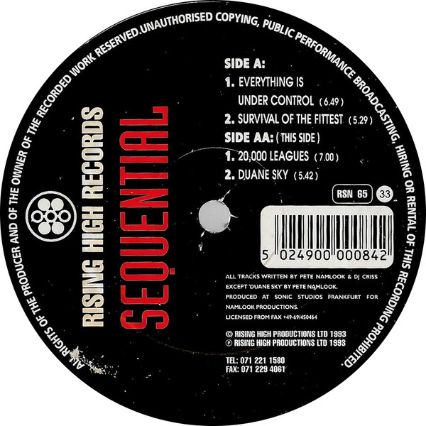 Sequential - Everything Is Under Control | Rising High Records (RSN 65)