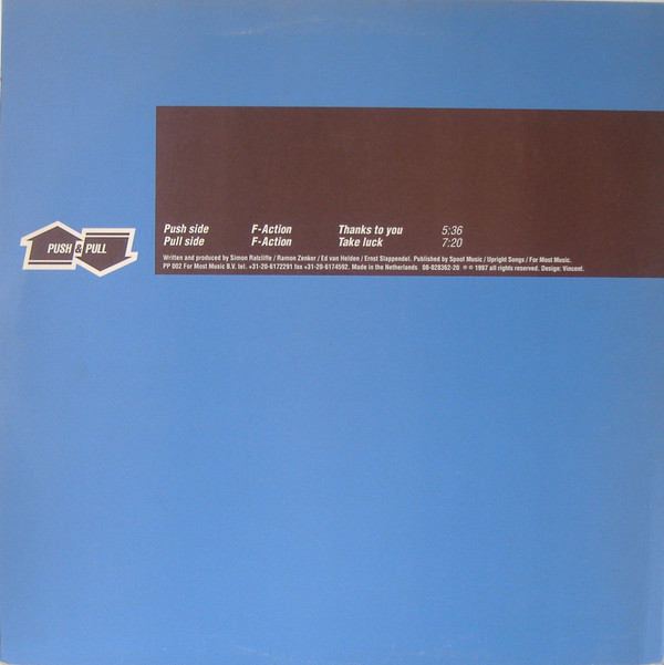 F-Action - Thanks To You | Push & Pull (PP 002) - 2