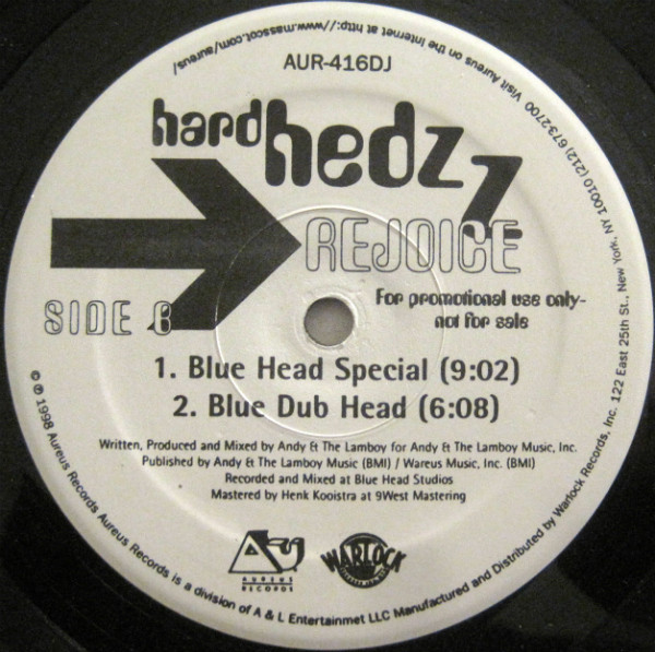 Hardhedzz - Rejoice | Aureus Records (AUR-416DJ) - 2