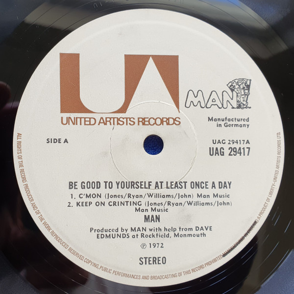 Man - Be Good To Yourself At Least Once A Day | United Artists Records (UAG 29417) - 4