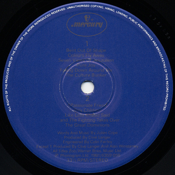 The Teardrop Explodes - Wilder | Mercury (6359 056) - 4 The Teardrop Explodes - Wilder | Mercury (6359 056) - 4