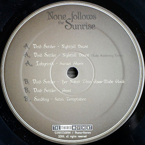 Void Settler - None Follows The Sunrise | The Third Movement (T3RDM0096) - 4