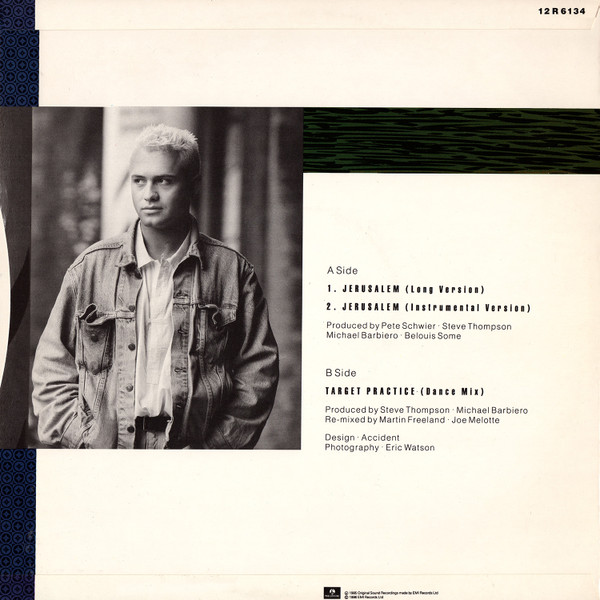 Belouis Some - Jerusalem (Long Version) | Parlophone (12 R 6134) - 2