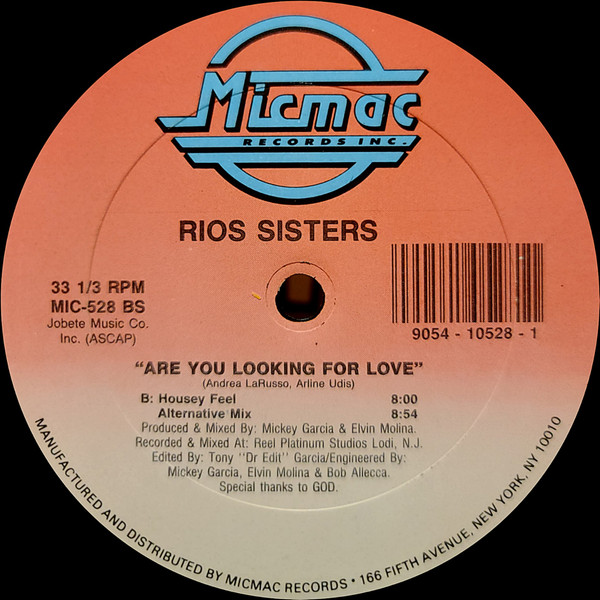 Rios Sisters - Are You Looking For Love | Micmac Records, Inc. (MIC-528) - 2