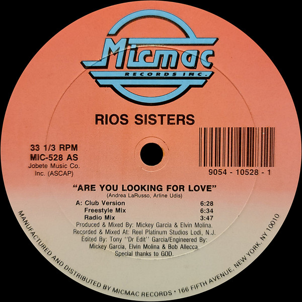 Rios Sisters - Are You Looking For Love | Micmac Records, Inc. (MIC-528) - main