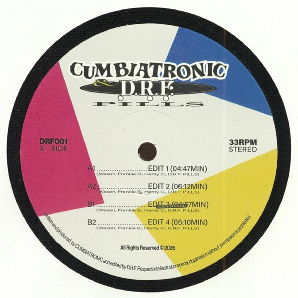 Cumbiatronic & D.R.F. Pills - Cumbia On Pills EP | D.R.F. (DRF001)