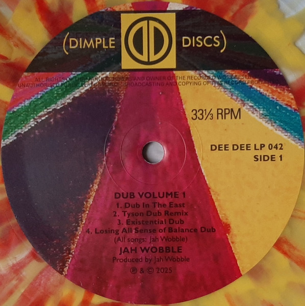 Jah Wobble - Dub Volume 1 | Dimple Discs (DEE DEE LP 042) - 4 Jah Wobble - Dub Volume 1 | Dimple Discs (DEE DEE LP 042) - 4