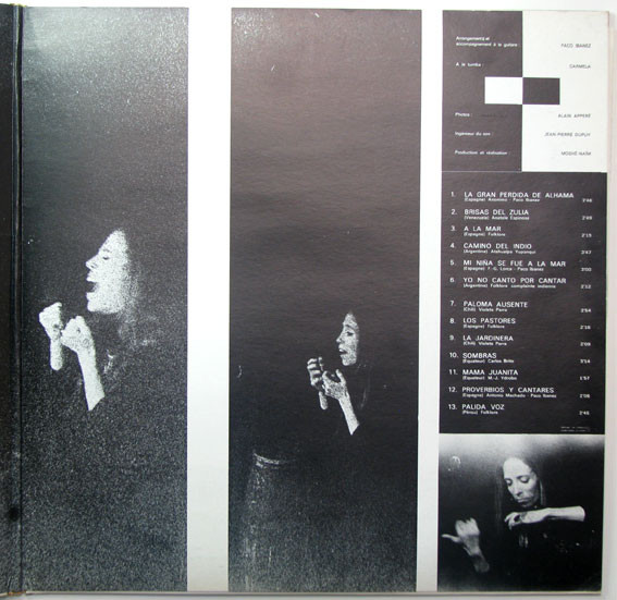 Carmela - Chants D'Espagne Et D'Amérique Latine | Moshé-Naïm (MN-10.006) - 2