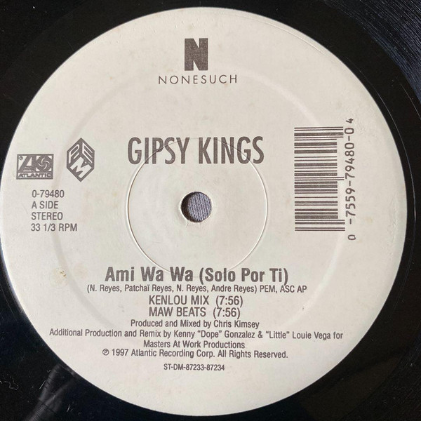 Gipsy Kings - Ami Wa Wa (Masters At Work Mixes) | Atlantic (0-79480) - 3 Gipsy Kings - Ami Wa Wa (Masters At Work Mixes) | Atlantic (0-79480) - 3