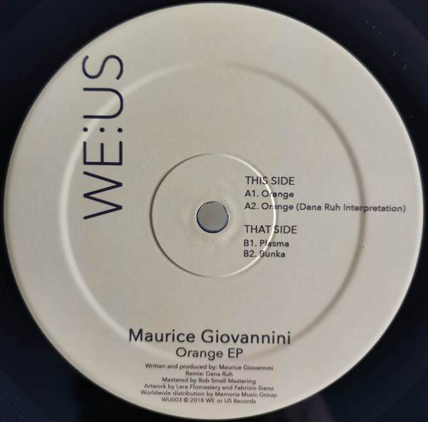 Maurice Giovannini - Orange EP | WEorUS (WU003) - 3