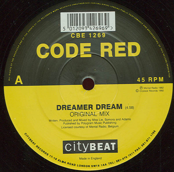 Code Red - Dreamer Dream | City Beat (CBE 1269)