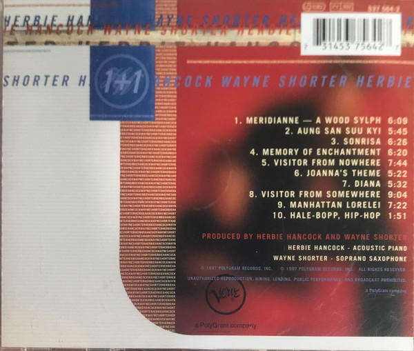 Herbie Hancock , Wayne Shorter - 1+1 | Verve Records (537 564-2) - 2