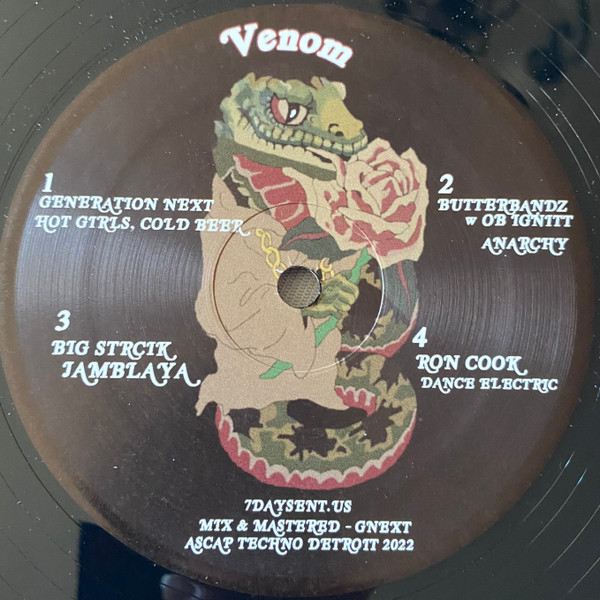 Generation Next  &  ButterBandz  &  Big Strick  &  Ron Cook - Venom EP | 7 Days Ent. (7DAYSCOM1) - main