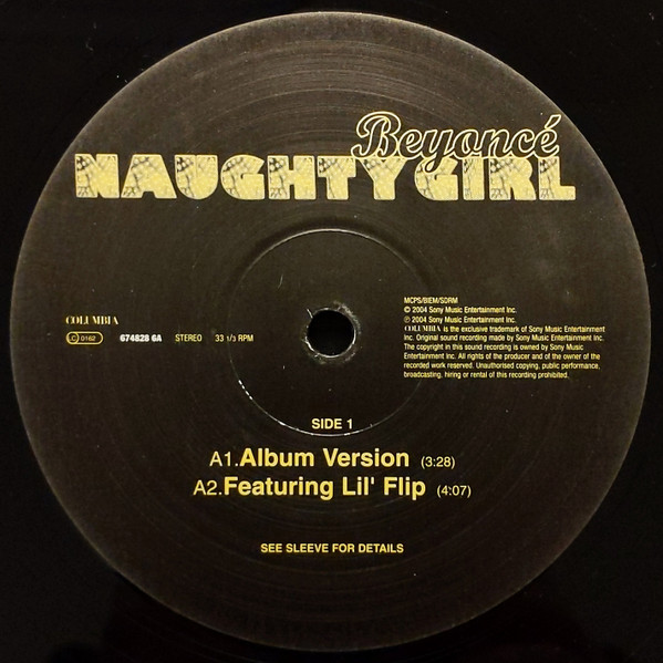 Beyoncé - Naughty Girl | Columbia (674828 6) - 3