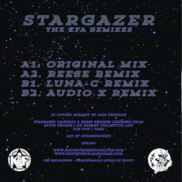 DJ Entity Featuring Amy Cook - Stargazer (The KFA Mixes) | Kniteforce Again (KFA105) - 2
