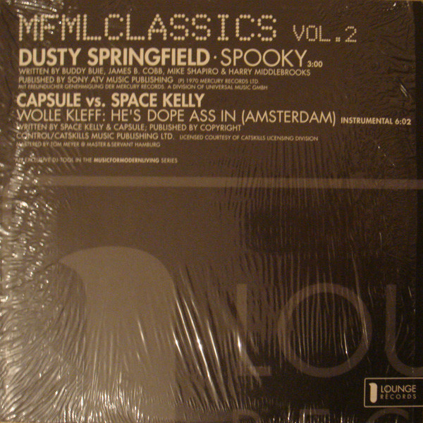 Dusty Springfield / Capsule vs. Space Kelly - Music For Modern Living Classics Vol. 2 | Lounge Records (LR 021/01)