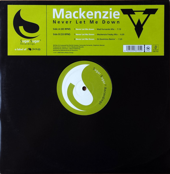 The Mackenzie - Never Let Me Down | Sugar Sugar Recordings (SSR 705) - main The Mackenzie - Never Let Me Down | Sugar Sugar Recordings (SSR 705) - main