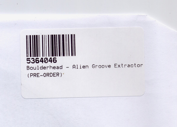 Boulderhead - Alien Groove Extractor | SITU Records (SITU-666) - 3