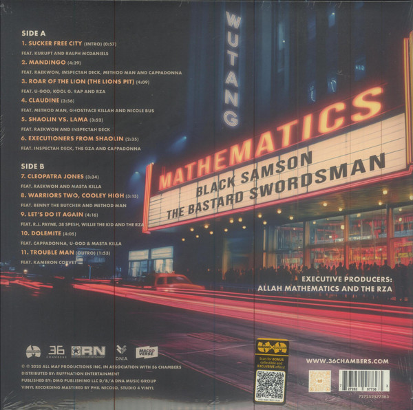 Wu-Tang Clan X Allah Mathematics - Black Samson, The Bastard Swordsman | 36 Chambers (RNMV1078A) - 2