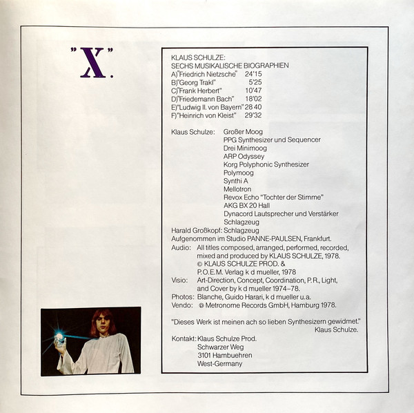 Klaus Schulze - "X" | Brain (0080.023) - 20