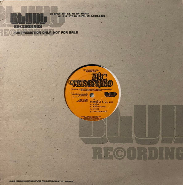 Mic Geronimo - Masta I.C. / Time To Build | Blunt Recordings (TVT 4914-0)