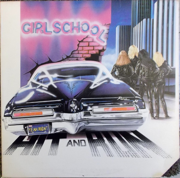 Girlschool - Hit And Run | Stiff Records (USE-18) Girlschool - Hit And Run | Stiff Records (USE-18)