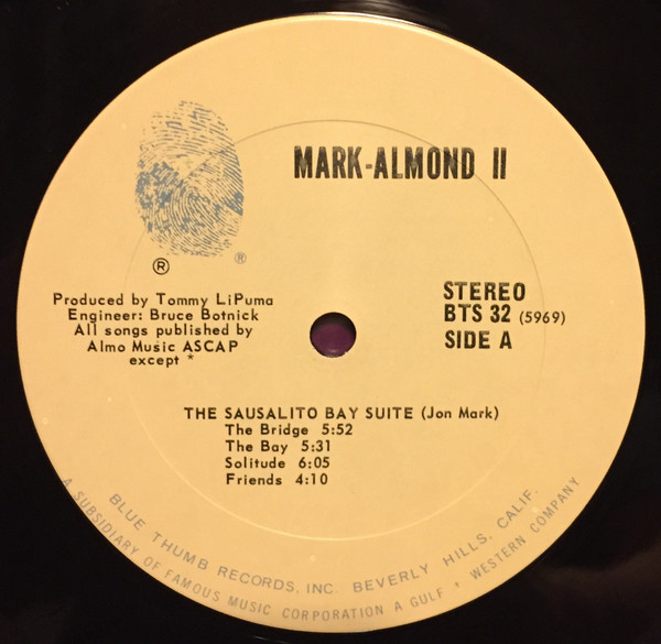 Mark-Almond - Mark-Almond II | Blue Thumb Records (BTS 32) - 3