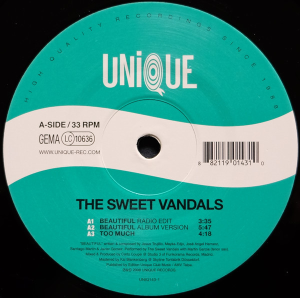 The Sweet Vandals - Beautiful | Unique (UNIQ143-1) - 2 The Sweet Vandals - Beautiful | Unique (UNIQ143-1) - 2