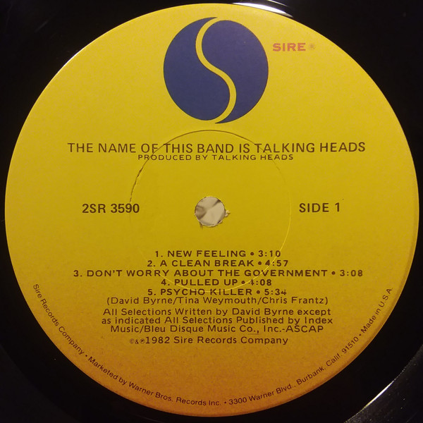 Talking Heads - The Name Of This Band Is Talking Heads | Sire (2SR 3590) - 3