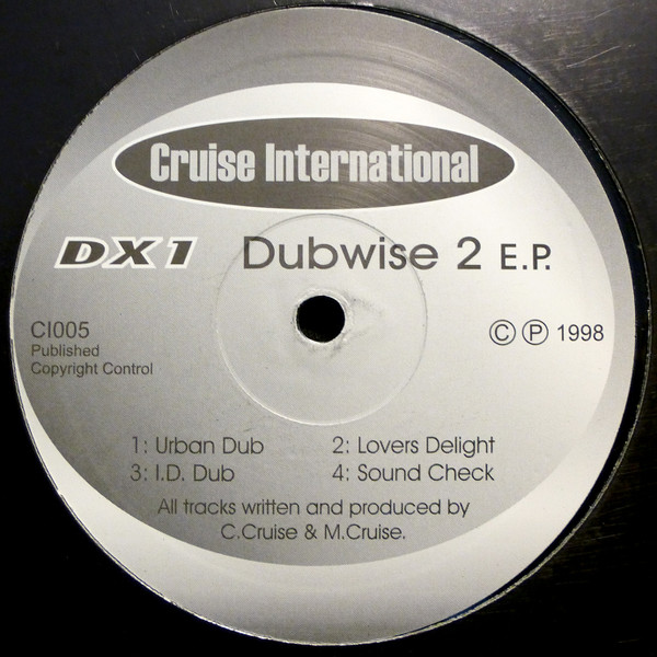 DX 1 - Dubwise E.P 2 | Cruise International Records (CI005) - main