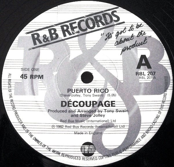 Decoupage - Puerto Rico | R & B Records (RBL 207)