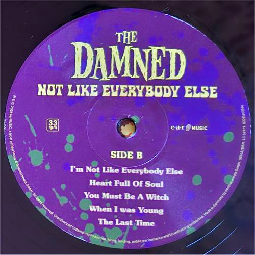 The Damned - Not Like Everybody Else | Ear Music (0221160EMU) - 4