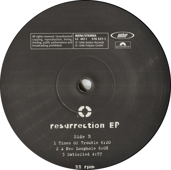 Loophole - Resurrection EP | Amber Records (576 527-1) - 4 Loophole - Resurrection EP | Amber Records (576 527-1) - 4
