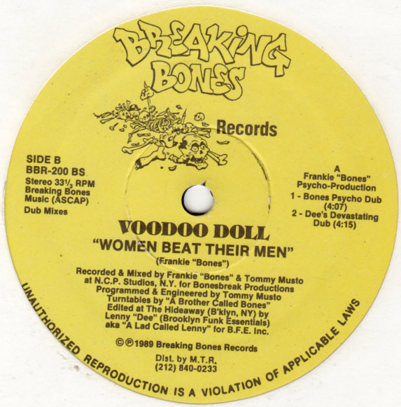 Voodoo Doll - Women Beat Their Men | Breaking Bones Records (BBR-200) - 2
