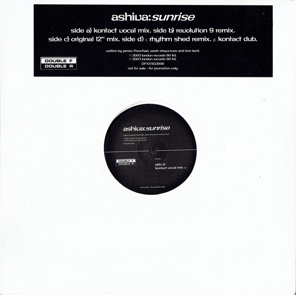 Ashiva - Sunrise | Double F Double R (DFXXXDJ008) - main
