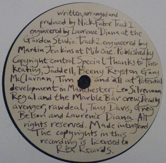 Nick Faber - Solitude | Rex Records (REKD 08T) - 3