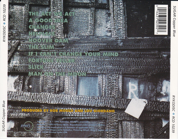 Sugar - Copper Blue | Rykodisc (RCD 10239) - 2