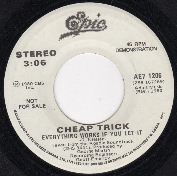 Cheap Trick - Everything Works If You Let It | Epic (AE7 1206) - main