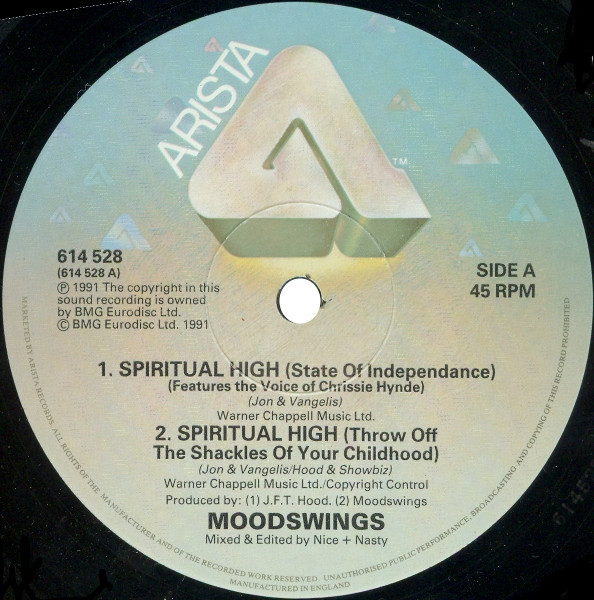 Moodswings - Spiritual High | Arista (614 528) - 3 Moodswings - Spiritual High | Arista (614 528) - 3
