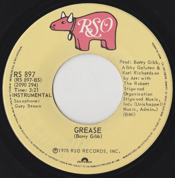 Frankie Valli / Gary Brown - Grease | RSO (RS 897) - 2 Frankie Valli / Gary Brown - Grease | RSO (RS 897) - 2