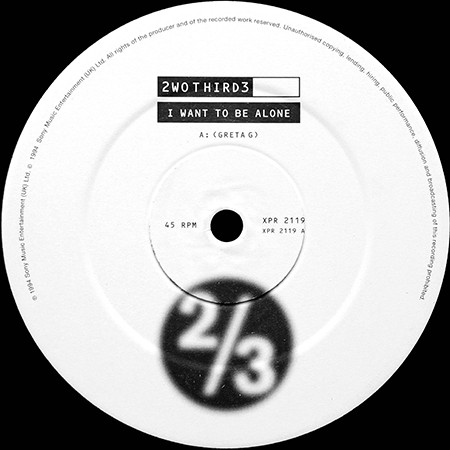 2wo Third3 - I Want To Be Alone | Epic (XPR 2119) - main 2wo Third3 - I Want To Be Alone | Epic (XPR 2119) - main