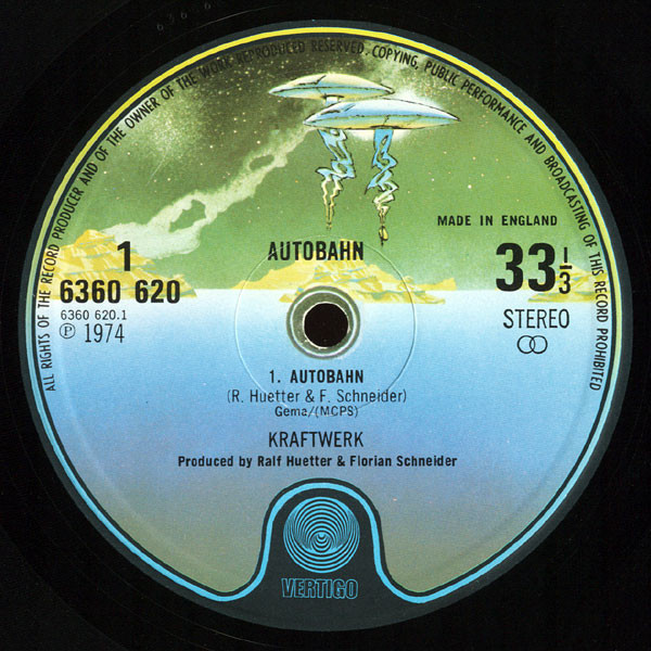 Kraftwerk - Autobahn | Vertigo (6360 620) - 3