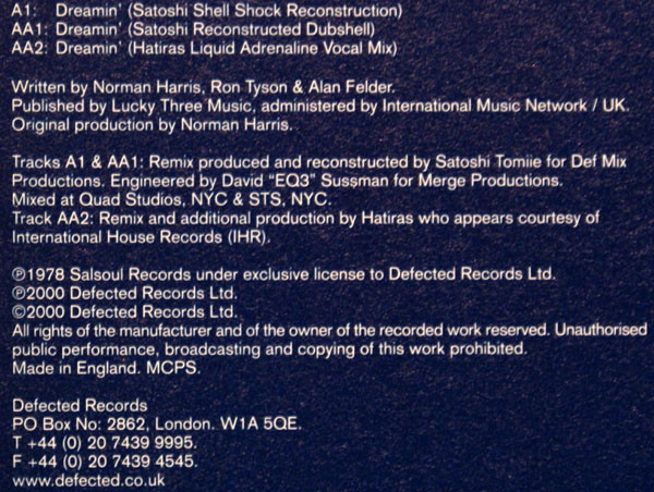 Loleatta Holloway - Dreamin' | Defected (DFECT22) - 4