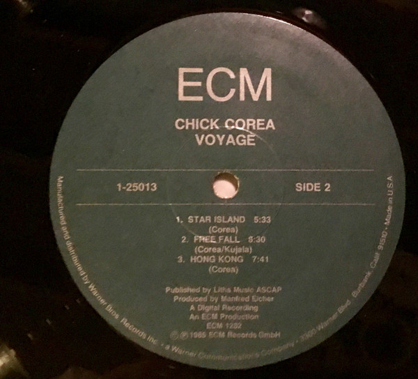 Chick Corea , Steve Kujala - Voyage | ECM Records (1-25013) - 4